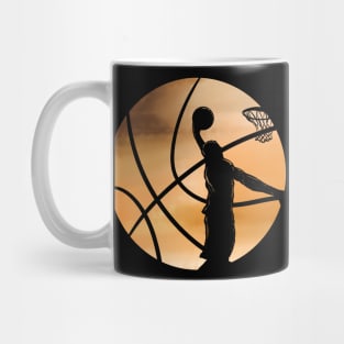 Sundown Basketball Dunkin Shadow Basket Board Mug